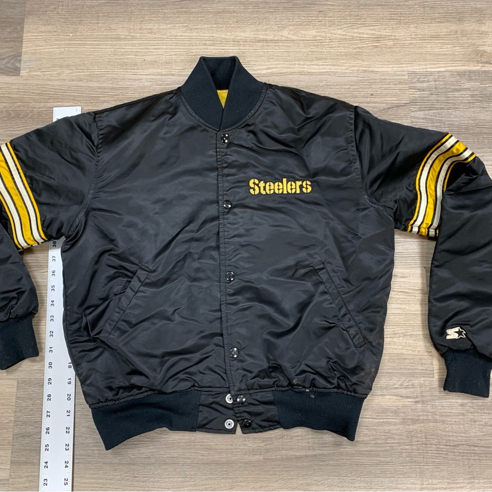 Steelers Black Bomber Jacket